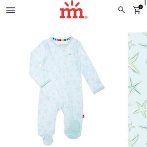 NWT Magnetic Me Starfish Footies One Piece